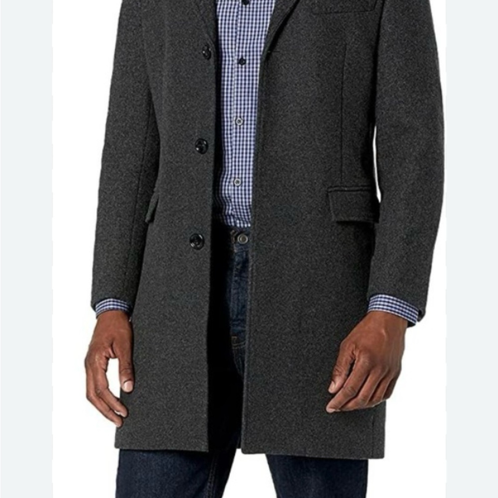 J. Crew Wool Men’s Top Coat Heather Gray Size 38